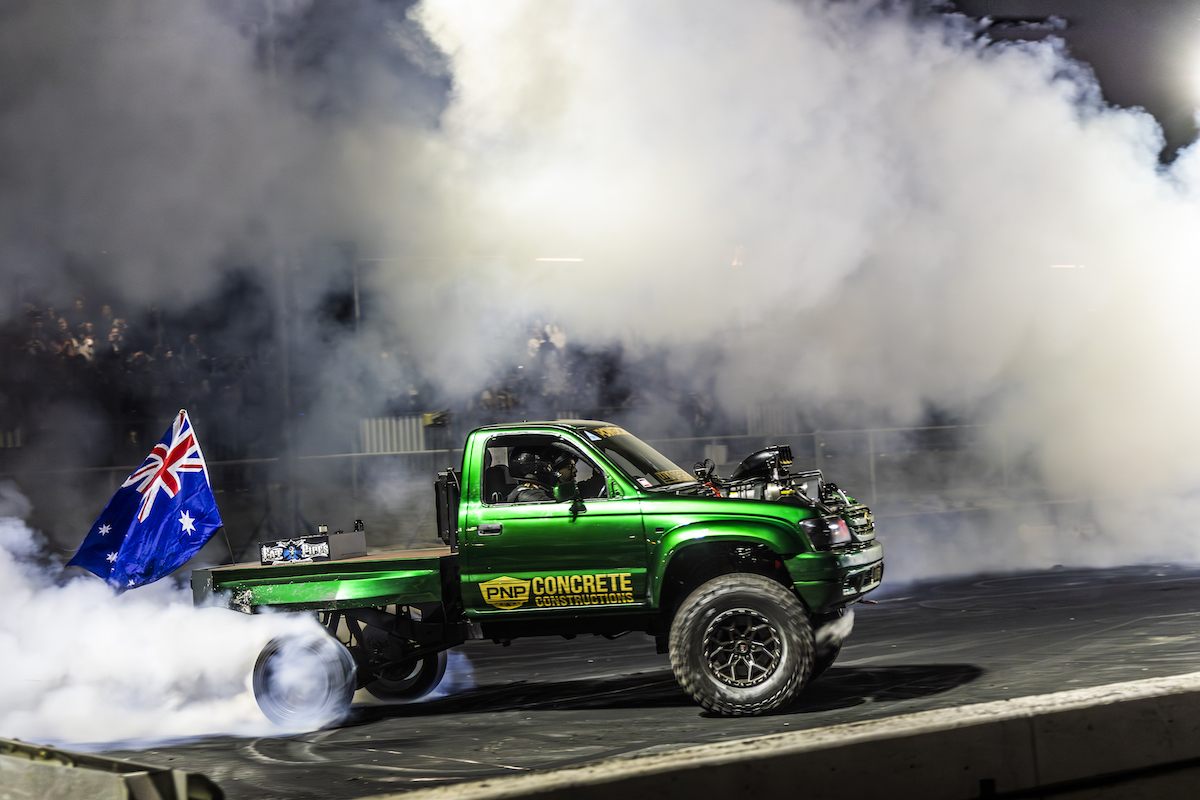 Red CentreNATS Burnout Qualifying Went OFF!